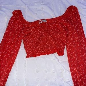 Urban Outfitters Red Blouse